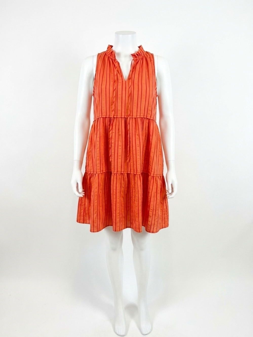 NEW JOY JOY dylan halter mini dress in orange